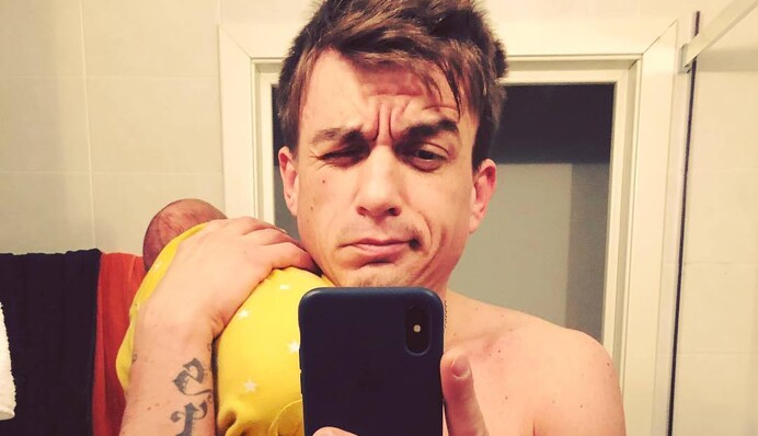 Маленький комочек: муж Тодоренко умилил поклонников фото с новорожденным сыном