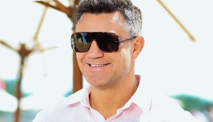 Редкий кадр: Тищенко показал старшего сына