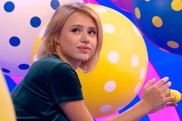 Беременная ведущая 