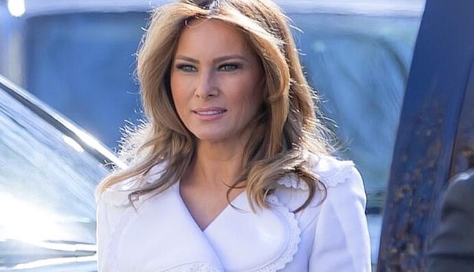 Мелания Трамп в старом наряде вышла в свет