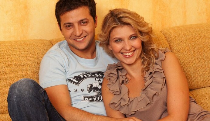 Опубликованы личные фото Зеленского с женой и детьми