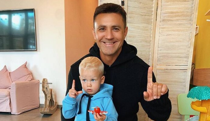 Семейные выходные: Тищенко показал забавное видео с маленьким сыном