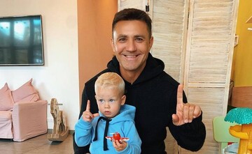 Семейные выходные: Тищенко показал забавное видео с маленьким сыном