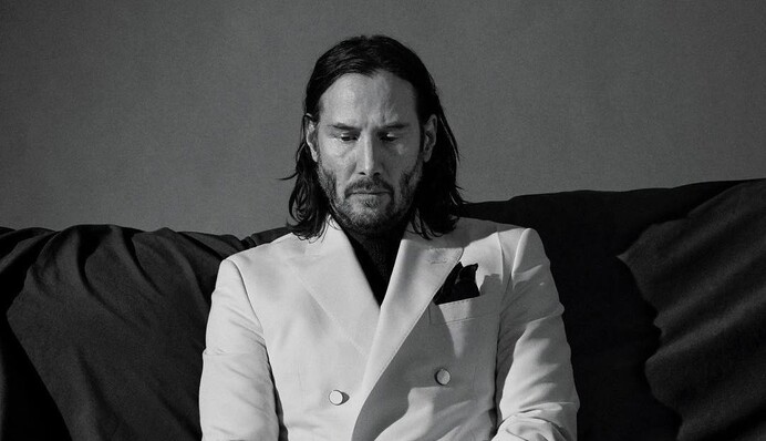 Брутальный Киану Ривз снялся для известного глянца