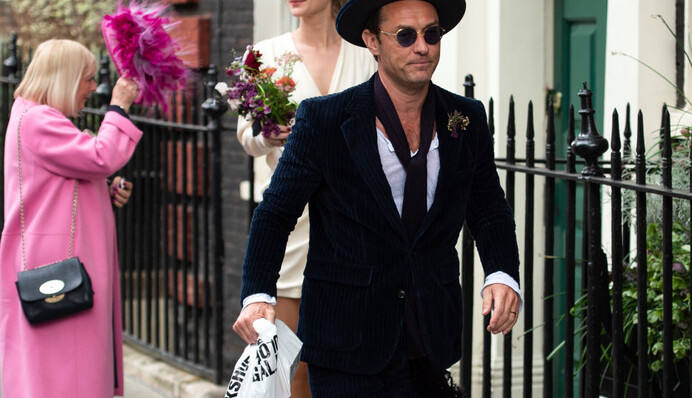 46-летний Джуд Лоу тайно женился во второй раз