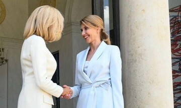 В сети обсуждают образ Елены Зеленской на встрече с первой леди Франции