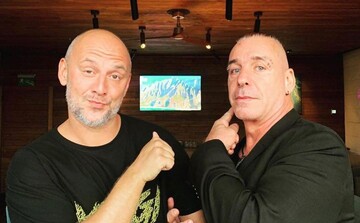 Потап заінтригував фотографією з солістом Rammstein в Києві