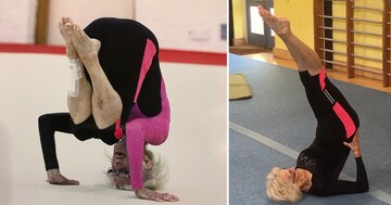 80-річна гімнастка кинула виклик старості: фото цієї бабусі вас надихнуть