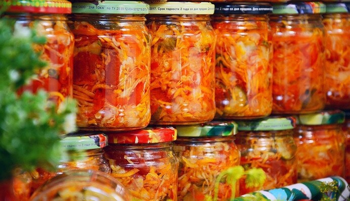 Салат кубанський на зиму: простий рецепт заготовки з овочами