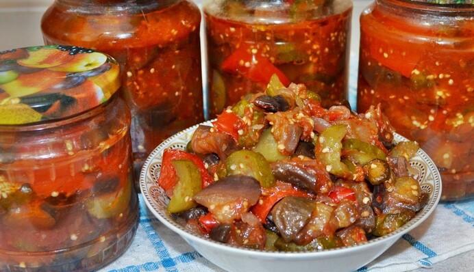 Салат из кабачков 