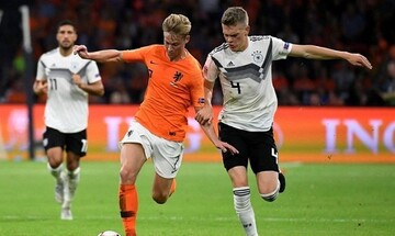 Германия - Нидерланды - 2:4 Хроника матча квалификации Евро-2020