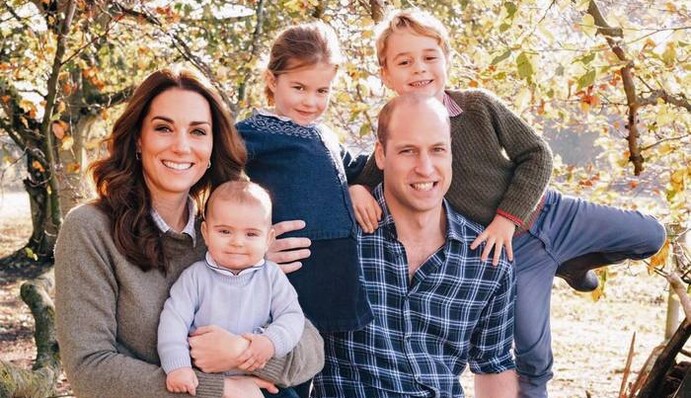 В сети опубликовали официальный школьный портрет детей принца Уильяма и Кейт Миддлтон