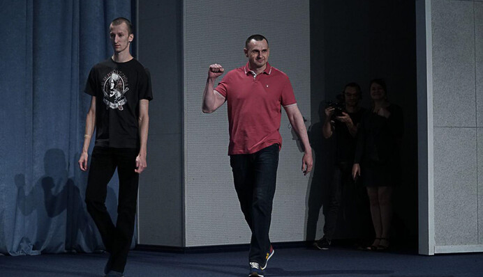 Я что, приехал к врагам? О чем Сенцов и Кольченко говорили с журналистами в Киеве