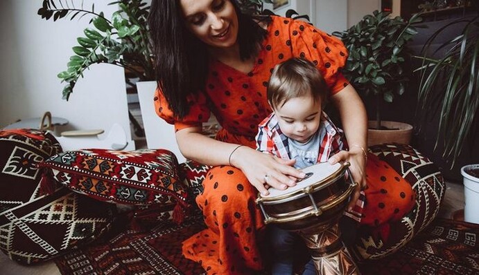 Первый дуэт: Джамала показала импровизированное выступление с полуторагодовалым сыном