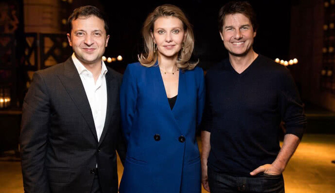 Олена Зеленська зустрілася з Томом Крузом: як виглядала перша леді України