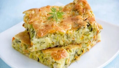 Воздушный пирог с капустой на сметане: простой пошаговый рецепт