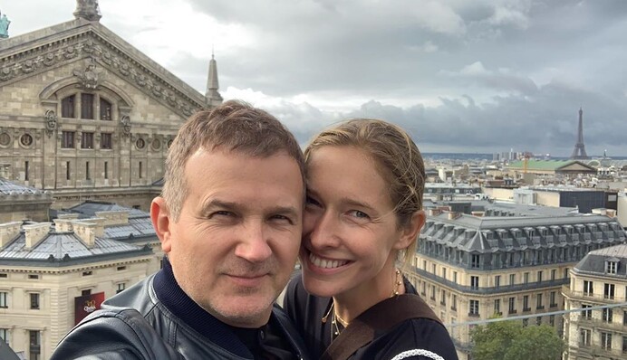 Катя Осадчая и Юрий Горбунов проводят романтический уикенд в Париже: фото