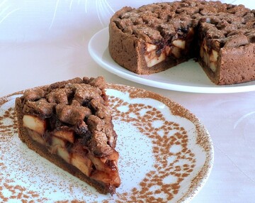 Шоколадний кекс горіхами і яблуком: як приготувати смачний десерт до чаю