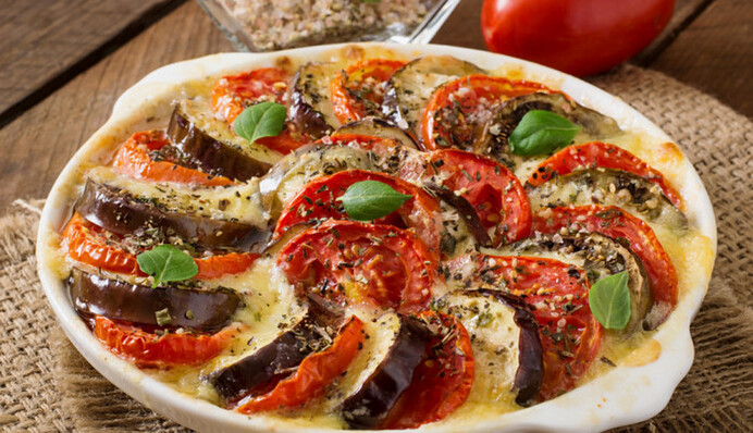 Овощная запеканка с баклажанами за час: простой пошаговый рецепт