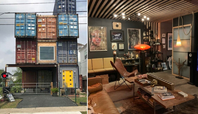 Чоловікові знадобилися 11 вантажних контейнерів, щоб побудувати 