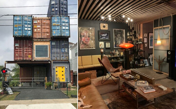 Чоловікові знадобилися 11 вантажних контейнерів, щоб побудувати 