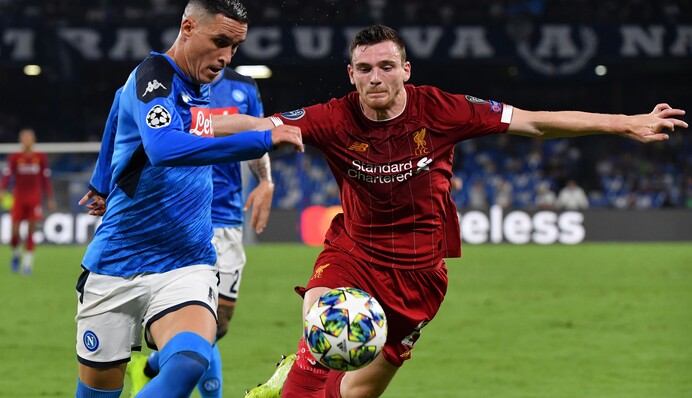 Ліверпуль - Наполі- 1:1 Хроніка матчу, відео голів