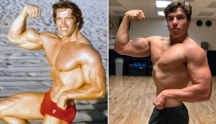 Внебрачный сын Шварценеггера повторил знаменитый образ отца - актеру и правда есть чем гордиться