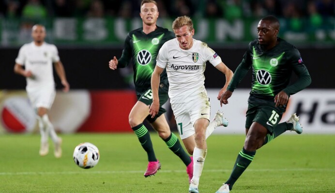 Александрия - Вольфсбург - 0:1 Хроника матча, видео гола