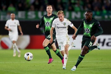 Александрия - Вольфсбург - 0:1 Хроника матча, видео гола