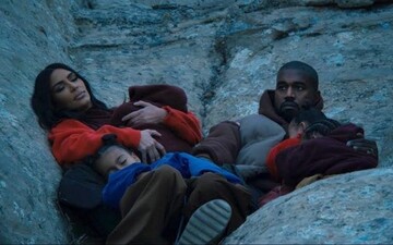 Вся сім'я в зборі: Кім Кардашьян з дітьми знялася в новому кліпі чоловіка