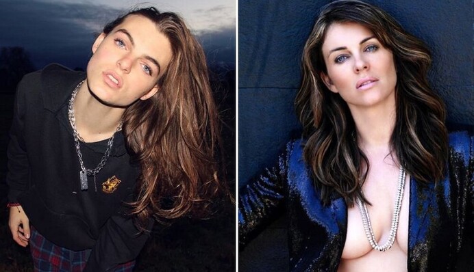 Жіночніший за мати: в соцмережах обговорюють зовнішність сина актриси Елізабет Херлі