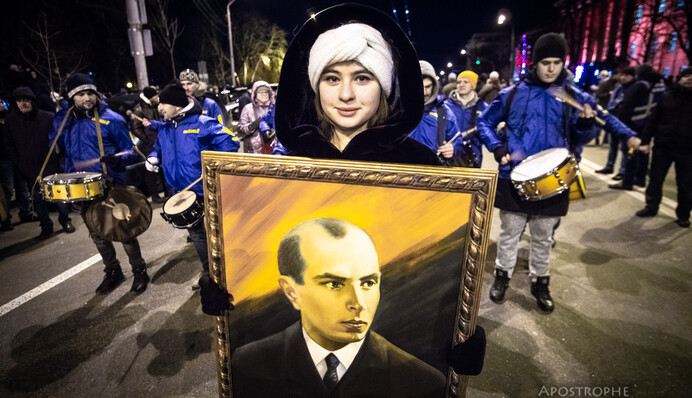 Марш в Києві до 111-річчя Бандери: ексклюзивні фото ходи зі смолоскипами