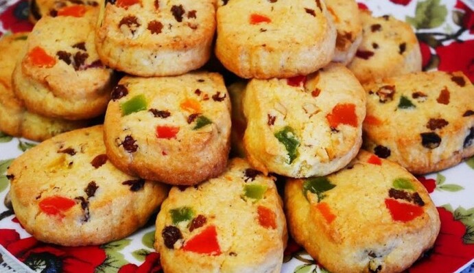Рождественское печенье с цукатами и орехами: вкусный и пошаговый рецепт к празднику
