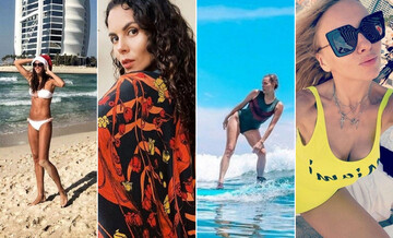 Пальми, пляжі, серфінг та гори: куди українські зірки втекли від нескінченного Олів'є і вогкості січня