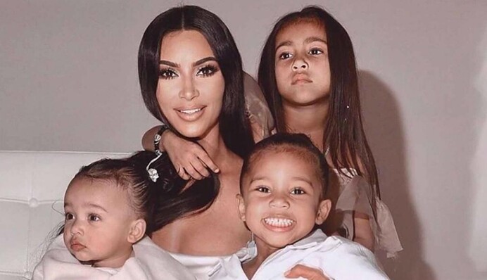 Ким Кардашьян объяснила странные имена своих четверых детей