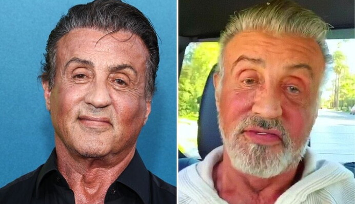 73-летний Сильвестр Сталлоне перестал прятать седые волосы и бороду: мнения фанатов разделились