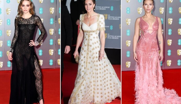 Королівська Кейт Міддлтон, відверта Лілі-Роуз Депп та інші яскраві образи премії BAFTA-2020: фото