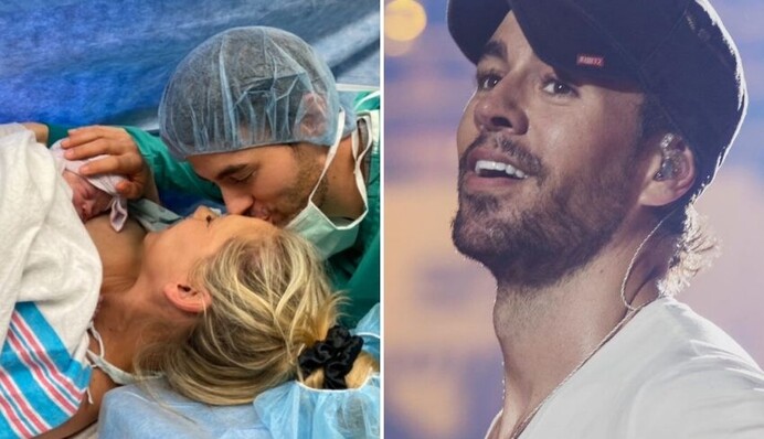 Энрике Иглесиас и Анна Курникова показали новорожденную дочь, которую скрывали от публики