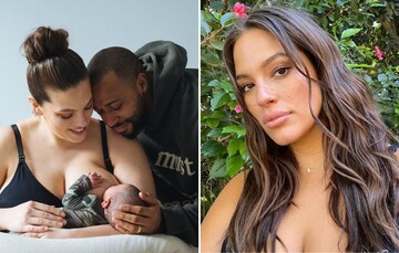 Модель Ешлі Грем показала, як годує дитину грудьми в кафе - тепер всі сваряться, чи потрібно так робити