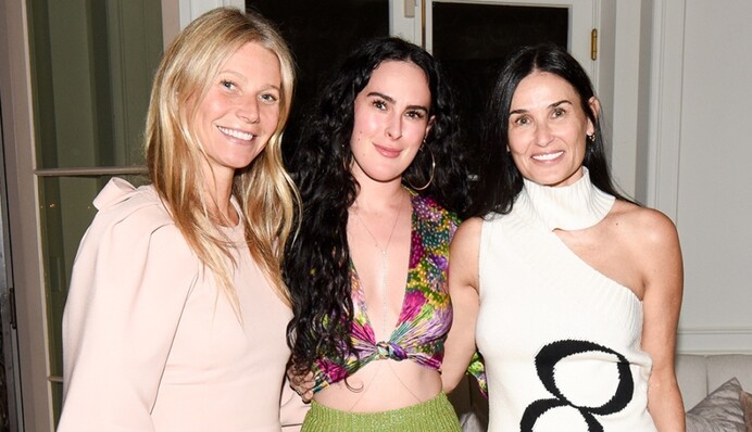 Гвинет Пэлтроу, Деми Мур и девушка Киану Ривза появились на вечеринке без макияжа: фото