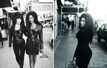 Наомі Кемпбелл, Кім Кардаш’ян та Шер разом знялися в ефектній фотосесії в стилі 60-х