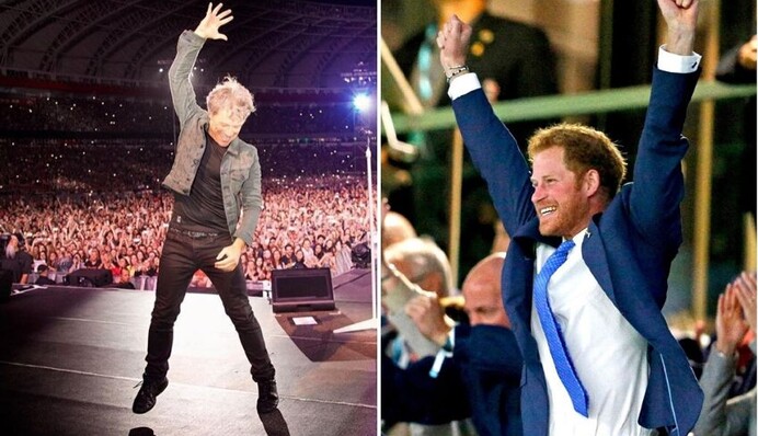 Принц Гаррі подався в музику і записує пісню з Джоном Бон Джові - у нього вже є 