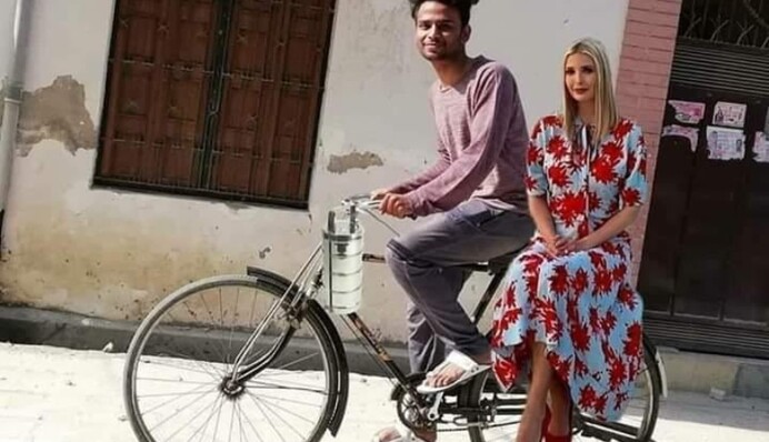 В Индии фото дочери Трампа превратили в мем - она не обиделась и выдала достойный ответ