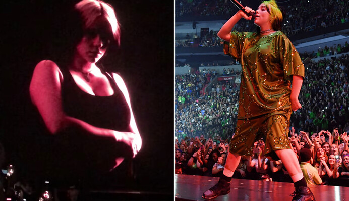 Билли Айлиш разделась на концерте в знак протеста против бодишейминга