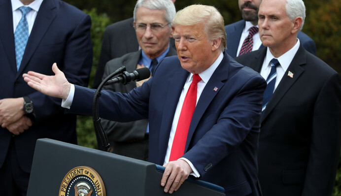 Коронавирус и пустота: как Трамп неудачно попиарился на эпидемии