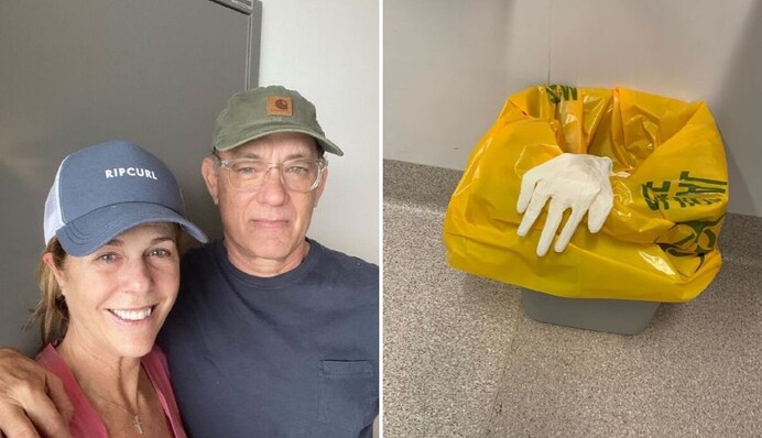 Изолированы и никого не заражаем: Том Хэнкс рассказал, как они с женой переносят коронавирус