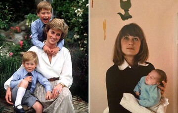 Кейт Міддлтон і принц Вільям поділилися милими дитячими фото зі своїми мамами