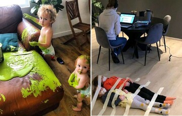 Батьки постять фото карантину з дітьми, і деяким можна тільки поспівчувати
