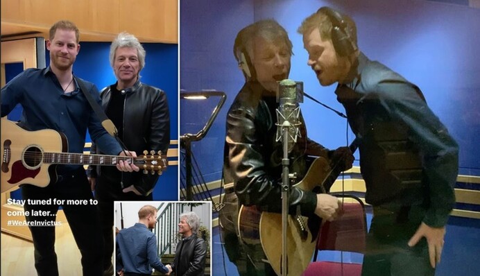Принц Гаррі і Бон Джові випустили спільну пісню Unbroken