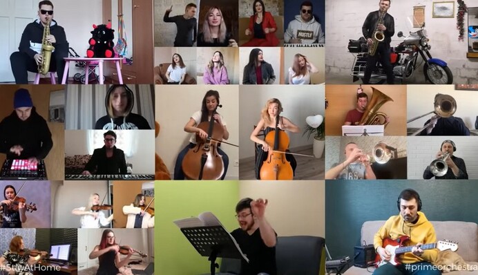 Украинский оркестр записал эффектный кавер на Билли Айлиш в режиме онлайн: видео